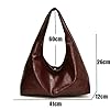 Gyios Handtasche Große Pu-Leder-hobo-Tasche Für Damen, Herbst-Winter-schulterhandtasche, Trendige Y2k-Tragetasche-rot #1