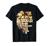 Christian I Can Do All Things Through Christ Lion Faith T-Shirt