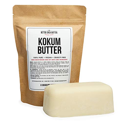 Shea Butter and Kokum Butter Blend - Light and Firm Texture, Perfect for Soap and Lotion Bars