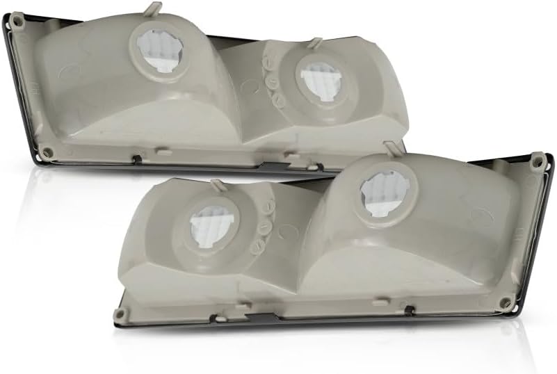 For 1988-1989 Chevy C1500 Parking Light Driver and Passenger Side Pair w/Dual Single Bulb Headlight For GM2520103