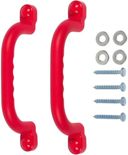 Swing Set Stuff Inc. 10" Playground Handles (Red) with SSS Logo Sticker image 5