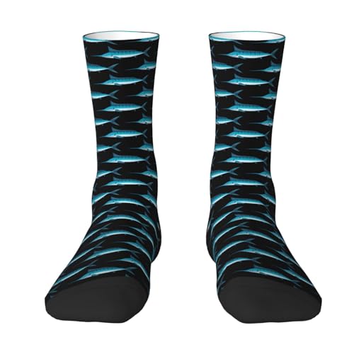 Blue Marlin Socks For Men Women Gift Sport Crew Socks Funny Wicking Socks2