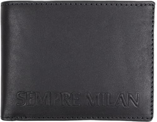 Accessoire de voyage AC Milan 143061 le portefeuille mixte noir des supporters