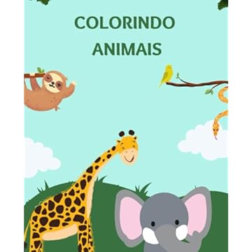 Capa do livro COLORINDO OS ANIMAIS (Portuguese Edition)