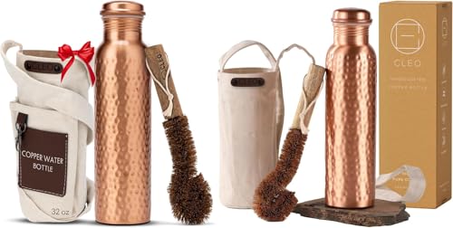 Amazon.com: AVA DESIGNZ CLEO HOME 100% Pure Copper Water Bottles