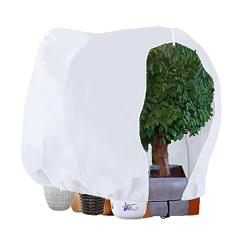 LINSOCLE Copri Piante Inverno, XXL Cappuccio Protezione Piante in Vaso Inverno, 360 X 250 cm Telo per Piante Inverno, Copri Piante Antigelo per Protezione delle per Palme