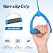 JFNoraiva Shoulder Pulley for Physical Therapy – Adjustable Metal Door Clamp​ and ​​Silent Large Pulley,Shoulder Pain Relief & Surgical Recovery Support（Blue）