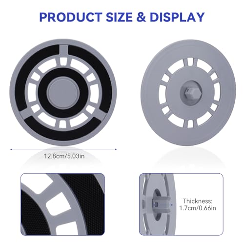 Image of Mop Pad Plate Accessories for Roborock Q Revo, Qrevo MaxV, Qrevo S, Qrevo Pro, Qrevo Master Vacuum Cleaner - Vacuum Pad Board Holder Replacement Mop Tray Part Attachment