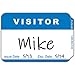 C-Line 92245 Visitor Name Badges 3-1/2-Inch X2-1/4-Inch 100/Bx Blue