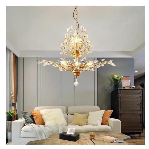 Plafonnier moderne luminaire lustre en cristal fleur noir pour chambre