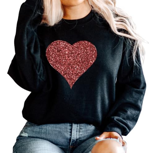 Glitter Heart Sweater,Love Sweat, Valentine's day sweater,unisex loves outfit Sand4