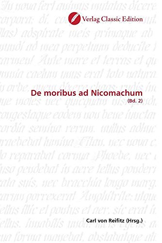 Preisvergleich Produktbild De moribus ad Nicomachum: (Bd. 2)