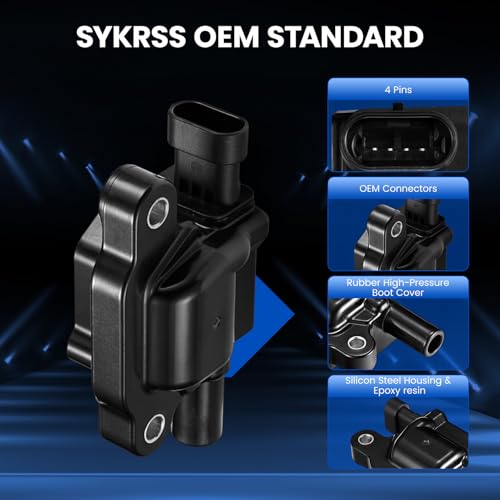 Image of UF413 Ignition Coil - Misfire Fix for Chevy Silverado 1500 Avalanche Tahoe Suburban Yukon Sierra Escalade Grand Prix G8 H3 5.3L 6.0L V8 - Replace 12570616 12611424 (8PCS)