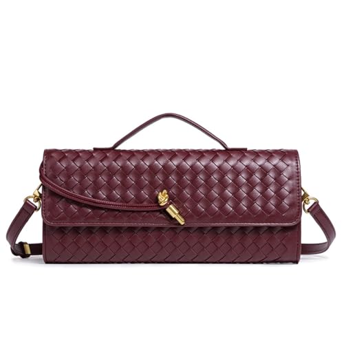 Sac à main tissé en cuir tressé pour femme, l'élégance artisanale chic