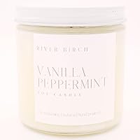 Vista 86 de River Birch Candles - Vela perfumada de almendra + miel, velas de soja de alta calidad, totalmente naturales, no tóxicas, 8.5 onzas, 40 horas