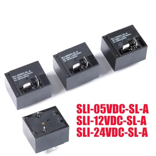 Relé de potencia SLI-24VDC-SL-A 24V 30A de 4 pines para circuitos eléctricos 2
