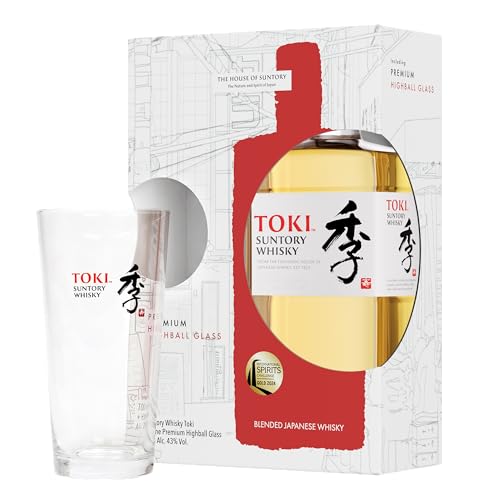 Suntory Japanese Whisky Toki Limited Edition Glass pack- 70 cl 43% ABV