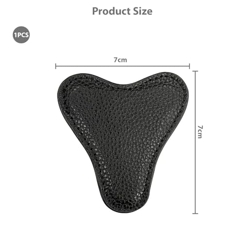 Soporte magnético para cámara de cuerpo con clip trasero de cuero negro 2