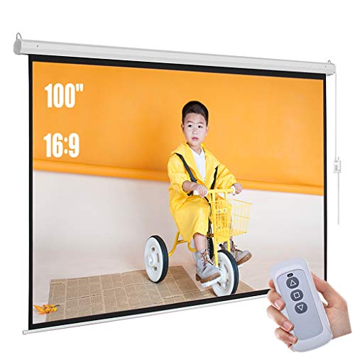 Amazon | 100インチ 電動プロジェクタースクリーン 16:9 4K 3D対応