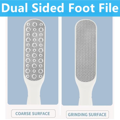 Image of Fu Store 2 Pack Foot Files Callus Remover Foot Rasp Dual Sided Foot File