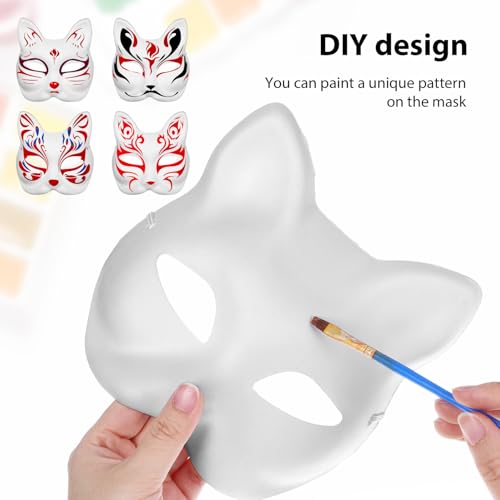 Masques Chat Vierges Papier Carnaval Cosplay Fête