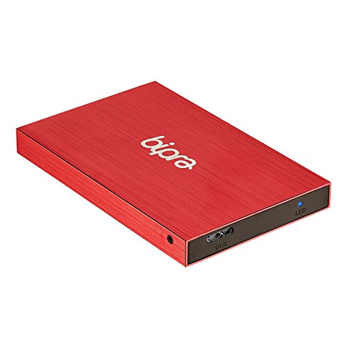 Bipra B:drive B3 500Gb Usb 3.0 2.5 Inch Mac Edition Portable External Hard Drive - Red - Mac Os Extended (Journaled) #TOP1