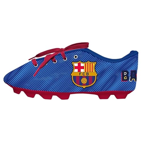 CyP Brands FC Barcelona  Estuche, Portatodo, Estuche Bota, Material Escolar, Fútbol, Bota fútbol, Escritura, Color Blaugrana, Producto Oficial