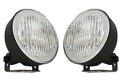 J/J 2 Phares Anti-Brouillard Universels Voiture Moto Van Camper VTT 4x4 12V 55W Rond 10cm Marque E4