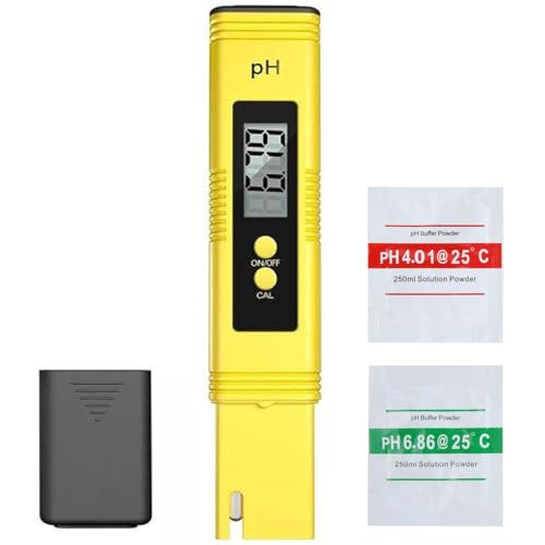 مقياس درجة الحموضة للزراعة المائية من كيوايو، قلم اختبار درج...