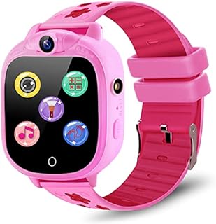 Prograce Kids Smart Watch with 90° Rotatable Camera Smartwatch TouchScreen Watch Music Pedometer