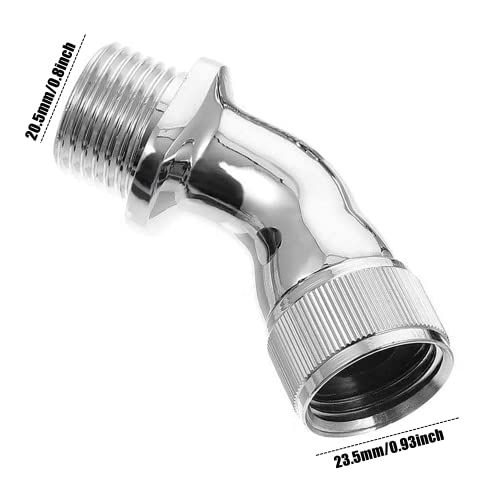 Water Filter Connector 45 Degree Shower Elbow Adapter Shower Head Water Filter Accessories Hardware Parts Extension for Most Showers - Image 2