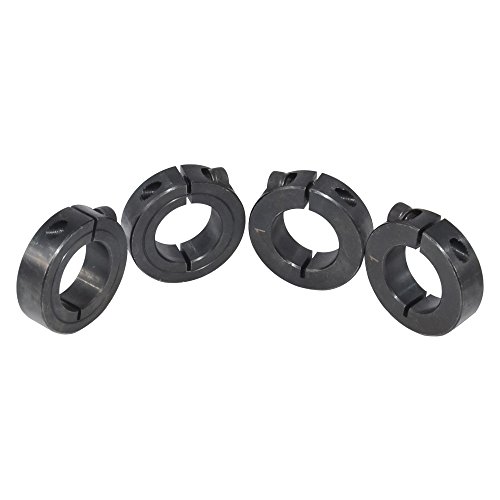 KZNANZN 4Pcs Carbon Steel Single Split Shaft Collars Bore 1 inch Out Diameter 1 3/4