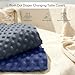 JVEOO 2 Pack Baby Changing Pad Covers, Super Soft Plush Dot Diaper Changing Table Covers Fit 32x16 Inch Changing Table Pad for Baby Boys & Girls