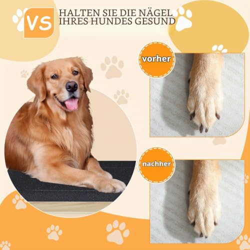 Mauepersu Krallenschleifer für Hunde mit Snack-Box
