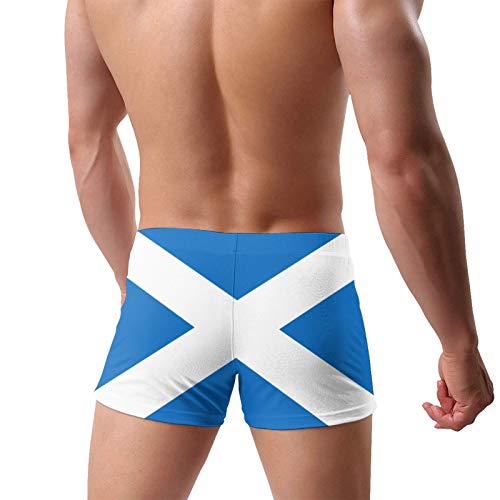 Men'S England Flag Swimwear Boxer Briefs Swim Trunk Triangle Thong Bikini Swimsuit4