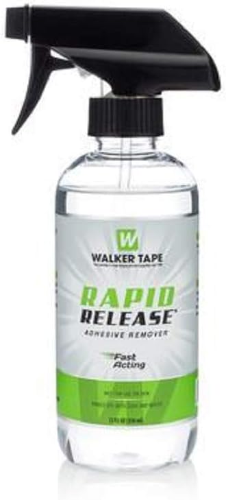 Hair System Glue Rapid Release - Frontal Lace or Wig Extensions Adhesive Tape Remover - Works as Bond Buildup Cleaner - Damage Protector - 12 oz