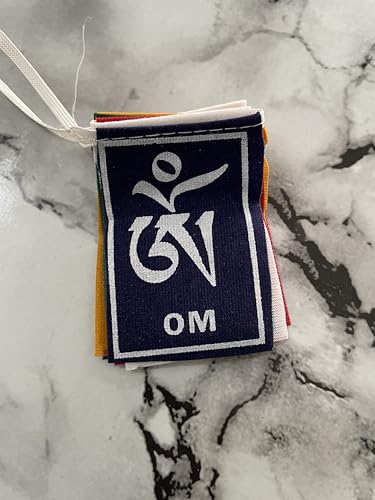 Image of PDY FASHION Tibetan Prayer flag for bike. Peace Mantra Leh Ladakh Flag For Car | Home Decoration Prayer Tibetan flag | Om Mani Padme Hum | Multicolour (Pack of 1) no.1