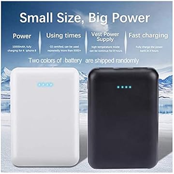 Heated Vest for Men Rechargeable Heating Vest with Battery Pack Washable Winter Warm Vest 6 Heating Panels for Outdoor Sport Fishing Skiing Hunting Camping Black Heated Vest (M)