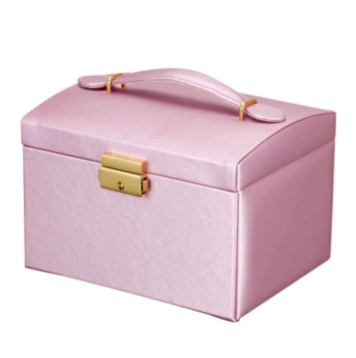 Caja De Joyería Collar Anillo Regalo De Cumpleaños Regalo De Boda Caja De Joyería De Cuero De Imitación Organizador Caja De Regalo Organizador De Joyas(Purple)