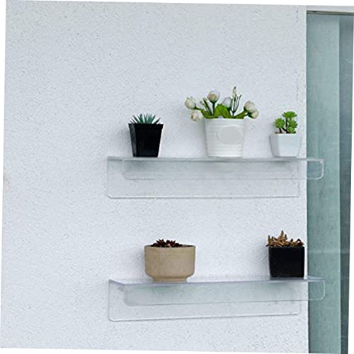 Étagère murale transparente Alipis pour optimiser les petits espaces