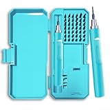 Tragbares 42-in-1-Elektro-Schraubendreher-Set mit Vorwärts- und Rückwärtsdrehung und magnetischen Bits für Heim- und Elektronik-Wartungsaufgaben (blau)