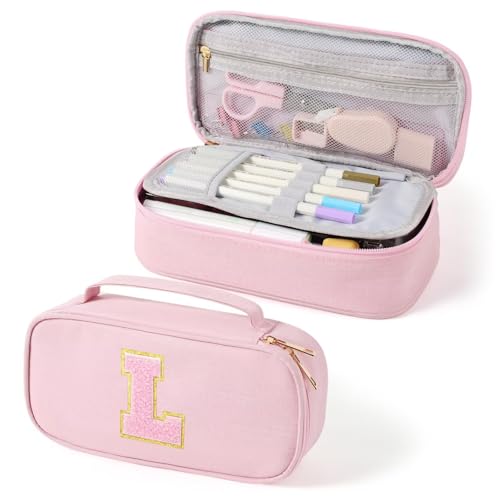 Image of YOOLIFE Birthday Gifts for 3 4 5 6 7 8 9 10 11 12 13 Year Old Girls, Gifts for Teen Girls Kids, Pink Pencil Case for Girl, L (Pink)