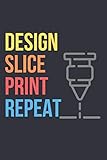 3d printed robot arm arduino  Design Slice Print Pepeat - 3D Printer Lined Notebook Gift For 3d Printing Lovers  Notes Taking: Lined Journal, 120 Pages, 6 x 9, Matte Finish