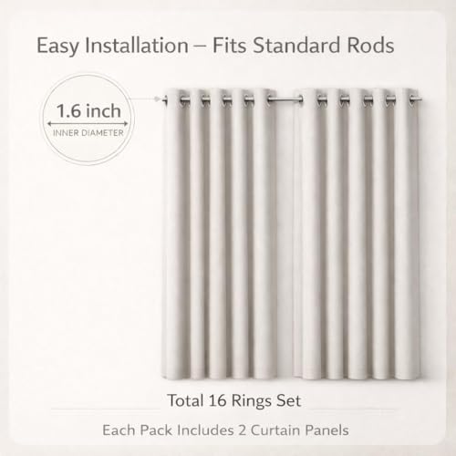 Image of Luxury Velvet Blackout Curtains | Heavy Soft Premium Velvet Drapes for Bedroom and Living Room | Full Light Blocking, Thermal Insulated and Noise Reducing Window Panels | Set of 2