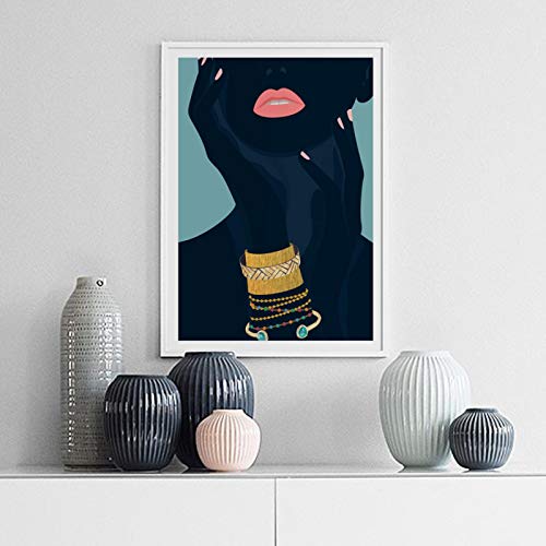 Décoration murale élégante, poster féminin haut de gamme impression toile