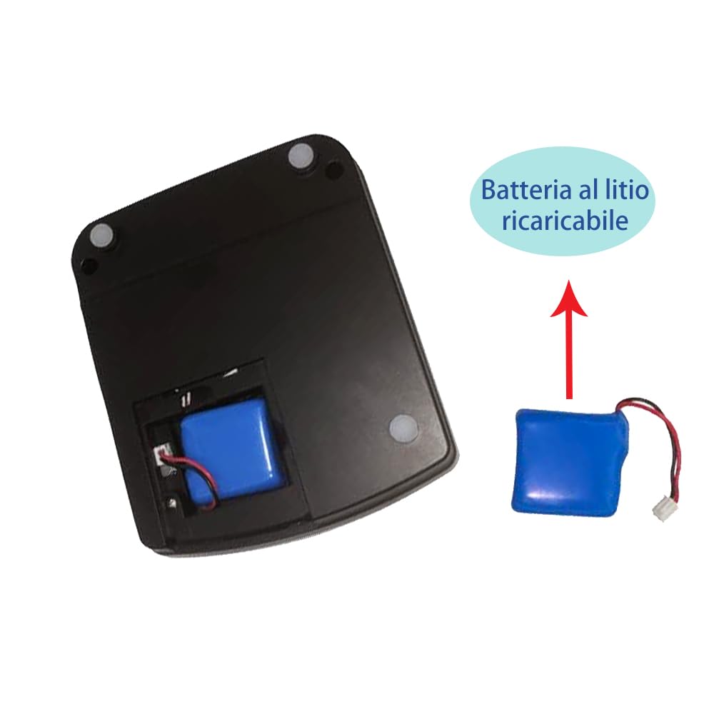 Rilevatore di Banconote False Euro con Contatore con Batteria Ricaricabile