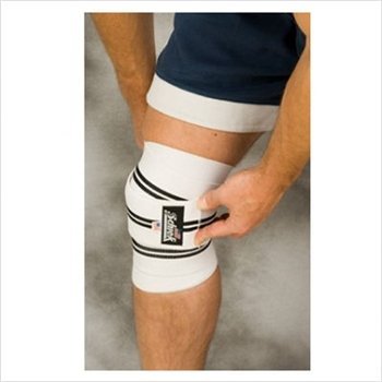 Schiek Line Knee Wraps with Fabric Hook and Eye