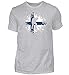 Hockey sur Glace Finlande T-Shirt | FI Ice Sports Country Flag Splash Chemise pour Hommes