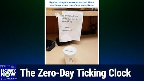 SN 1075: Yes. Exactly. - The Zero-Day Ticking Clock