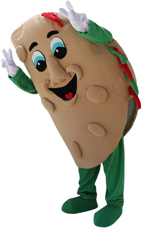 Taco Cartoon Adult Cosplay Mascot Costume